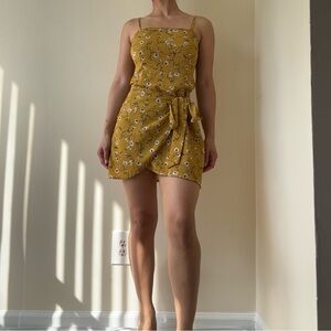Yellow Floral Sundress